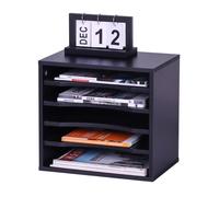 Relaxdays Archivio documenti 5 scomparti