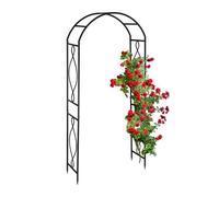 Arco per rampicanti Pergolato decorativo 9,2 kg Nero Arco per rose Resistente