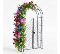 Relaxdays Arco nero con porta