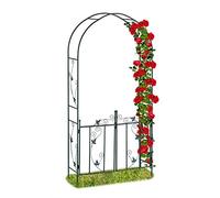 Arco per rose Cancelletto decorativo 5,7 kg Verde scuro Arco per rampicanti