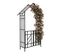 Relaxdays Arco per rose con porta