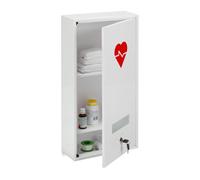 Armadietto pronto soccorso Cassetta farmaci Contenitore medicina 3 scomparti