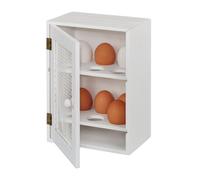 Relaxdays Armadietto portauova in legno per cucina