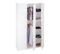 (TG. 37x110x181 cm) Relaxdays 10021967_49 Scaffale Componibile con 11 Scomparti,