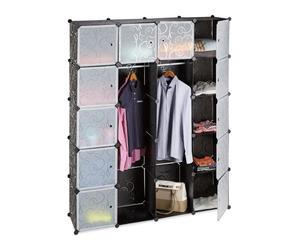 Relaxdays Armadio componibile 14 scomparti