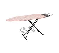 Relaxdays ASSE da Stiro 110x33 cm per Ferro a Vapore, Regolabile, Pieghevole, ripiano e portaferro