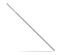 Relaxdays Asta Telescopica Estensibile, Bastone per Tende, a Pressione, Senza Forare, Acciaio, 130-220 cm