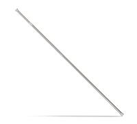 Relaxdays Asta Telescopica Estensibile, Bastone per Tende, a Pressione, s. Fori, Acciaio, 150-280 cm
