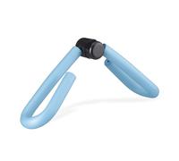 Relaxdays Attrezzo Interno Coscia per Esercizi Palestra Gambe, Allenamento Casa di Braccia, Glutei, Gommapiuma, Azzurro, 13 x 47 x 19 cm
