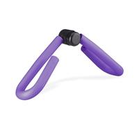 Relaxdays Attrezzo Interno Coscia per Esercizi Palestra Gambe, Allenamento Casa di Braccia, Glutei, Gommapiuma, Viola, 13 x 47 x 19 cm