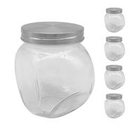 Relaxdays Set 5 vasetti caramelle 650 ml