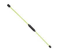 Relaxdays Barra Flessibile 160 cm, Asta Fitness per Allenare la Muscolatura Profonda, Pilates, Sport, Swing Stick, Neon Unisex-Adulto, 160 x 4.5 x 4 cm