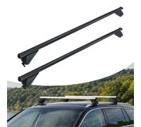 Relaxdays Portapacchi alluminio per barre