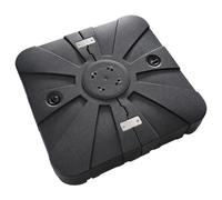 Relaxdays Base ombrellone riempibile con rotelle