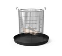 Relaxdays Base per braciere in acciaio