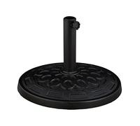 Relaxdays Base per Ombrellone, Aste, Basamento per Parasole, per Giardino, Terrazza e Balcone, Nero, 38-48 mm