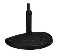 Base per ombrellone Resistente Nero Base ombrellone semicircolare 9,8 kg