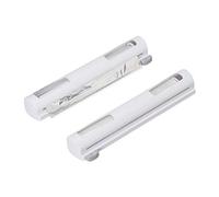 Relaxdays, Bianco Taglierina da Cucina, Set da 2, Pellicole di Plastica & Allumi
