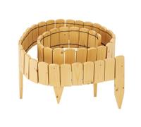 Relaxdays Bordatura flessibile in legno