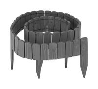 Relaxdays Bordatura flessibile in legno