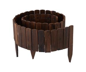 Relaxdays Bordatura flessibile in legno