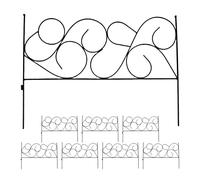 Relaxdays Bordo aiuola metallo 8 pz