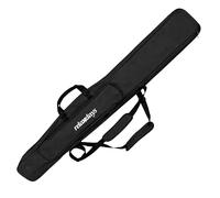 Relaxdays Borsa da Pesca, 150 cm, per 3 canne, 5 Scomparti, Imbottita, Accessorio da Pesca, Grande, 1200D Oxford, Nero