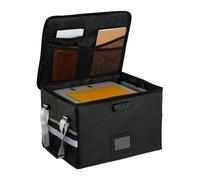 Borsa Ignifuga Portadocumenti DIN A4 Impermeabile Scatola Viaggio Lucchetto