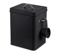 Relaxdays Box detersivo 6 L, Metallo, per in Polvere con misurino, Design retrò, Anche Cibo