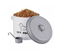 Relaxdays Box metallo con cucchiaio