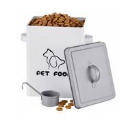 Relaxdays Box metallo con cucchiaio