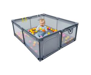 Relaxdays Box per bambini con 50 palloni