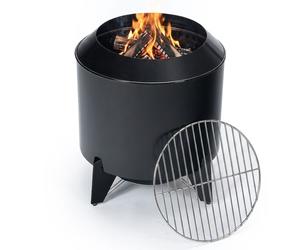 Relaxdays Braciere 2in1 anti-fumo & griglia