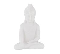 Relaxdays Buddha bianco in PVC da 17 cm