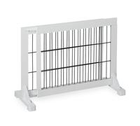 Relaxdays Cancelletto bambini allungabile bianco