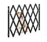 Relaxdays Cancelletto nero allungabile per cani