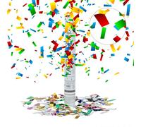 Relaxdays Cannone spara coriandoli 40 cm colorato