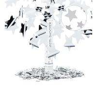 Relaxdays Cannone sparacoriandoli 40 cm stelle