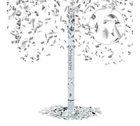 Cannone sparacoriandoli Gadget per feste 300 g Argento Tubo sparacoriandoli