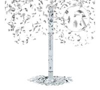 Relaxdays Cannone sparacoriandoli XXL 80 cm grigio