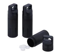 Relaxdays Set da 3 capsule portapillole tascabili