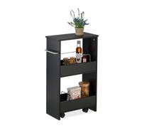 Relaxdays Carrellino slim salvaspazio stretto