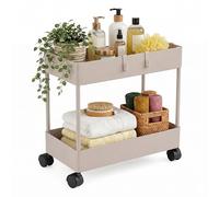 Relaxdays Carrello salvaspazio a 2 piani da cucina