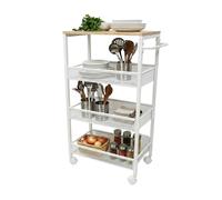 Relaxdays Carrello 4 ripiani