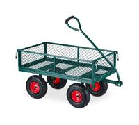 Carrello a mano Carretto da giardino Trolley per trasporto 200 kg 15 kg Acciaio