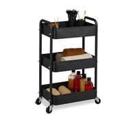 Relaxdays Carrello con 3 ripiani da cucina