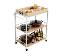 Relaxdays Carrello con vassoio rimovibile