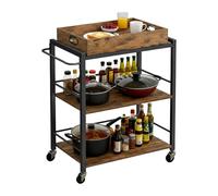 Relaxdays Carrello con vassoio rimovibile