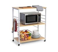 Relaxdays Carrello cucina 3 ripiani