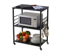 Relaxdays Carrello cucina 3 ripiani